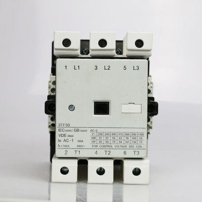 Contactor 220V eléctrico 380V 110V de la CA de 2NO 2NC TF50 100A 3 poste