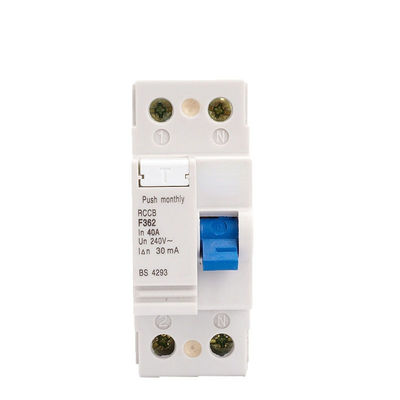 Tipo electromágnetico disyuntor actual residual 4 poste 63A 30ma RCCB