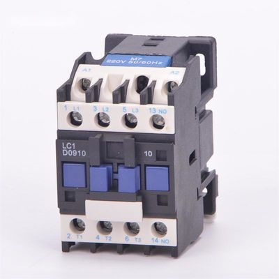 Contactor eléctrico de corriente alterna de 40 A con tipo de montaje en rieles DIN para una frecuencia nominal de 50/60 Hz