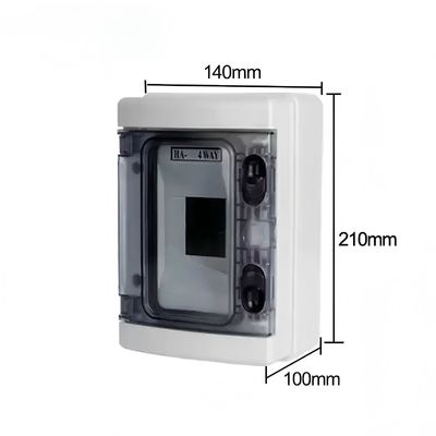 Caja de unión de 4 vías de plástico ABS HA4 IP65 Recinto eléctrico exterior Caja impermeable