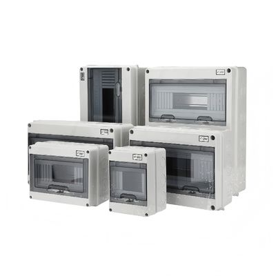 Se trata de una caja de conexiones eléctricas de plástico.