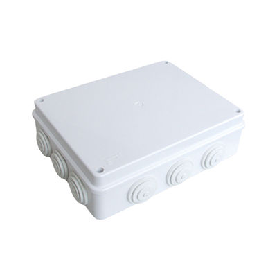 Recinto impermeable eléctrico 85*85*50m m de la caja IP65 del ABS blanco
