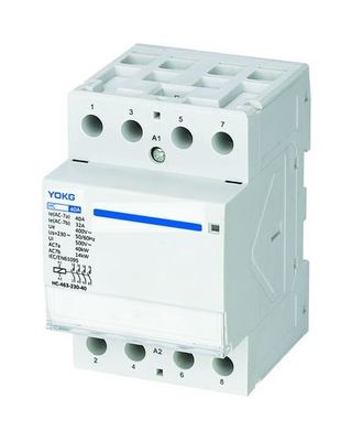 Interruptor eléctrico modular del contactor 2NO 40A del hogar de la CA de 1NO+1NC Cotactor