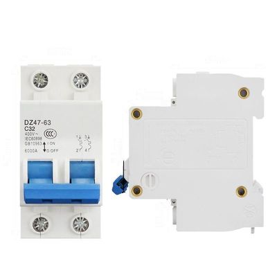 C45 tipo disyuntor corto 10a 20a 40amp de la protección del interruptor del hogar de 3P